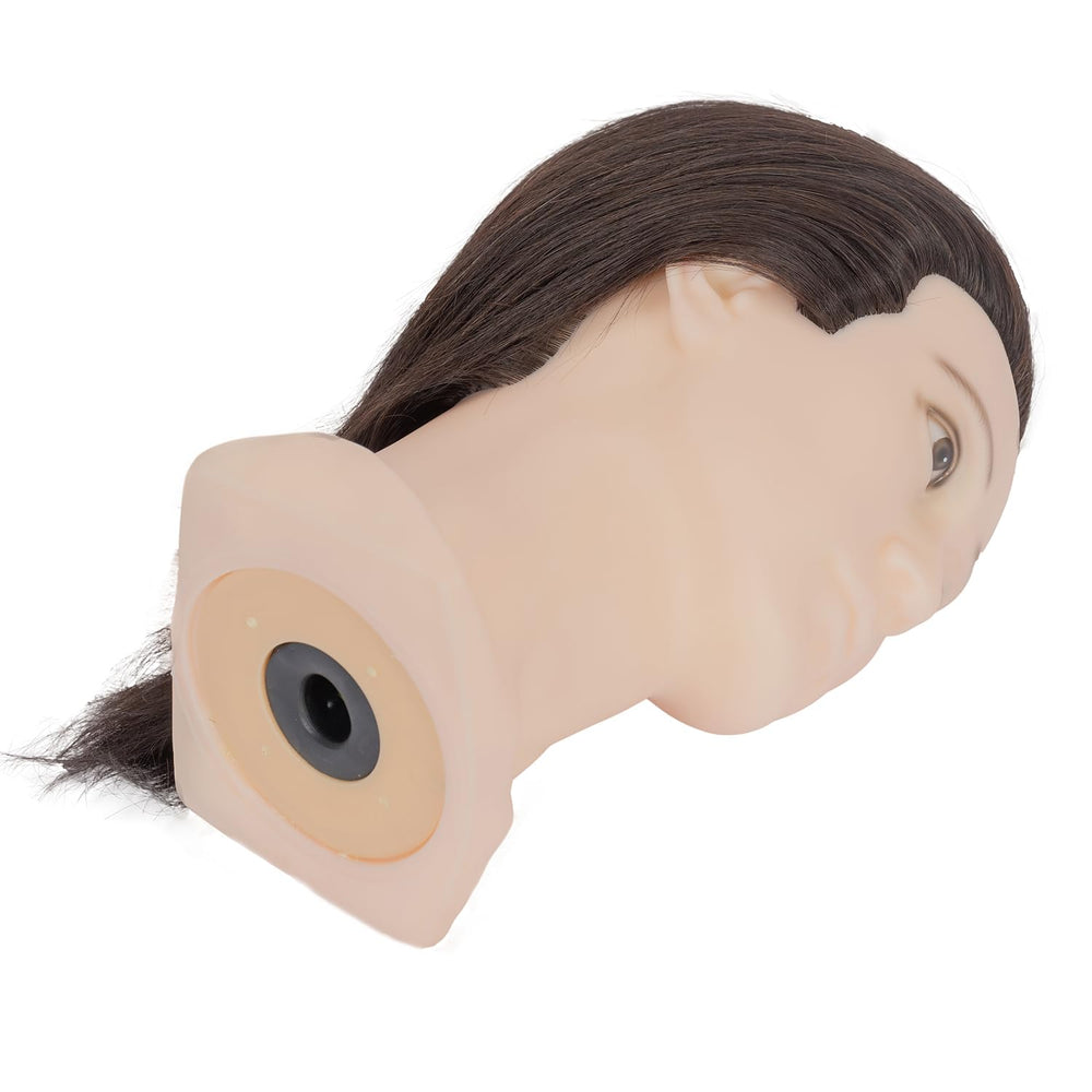 LJSMJF mannequin head packaging includes clamp and tools for quick setup.