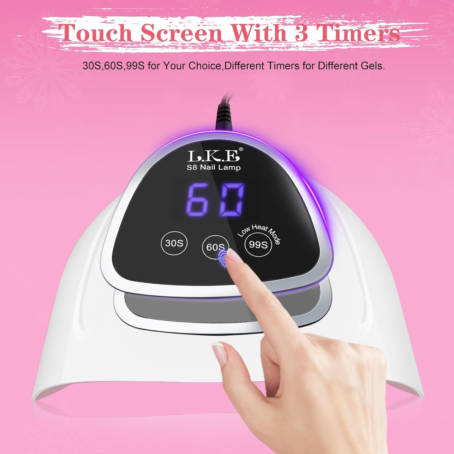 LKE smart sensor auto-on enables hands-free operation for easy use.