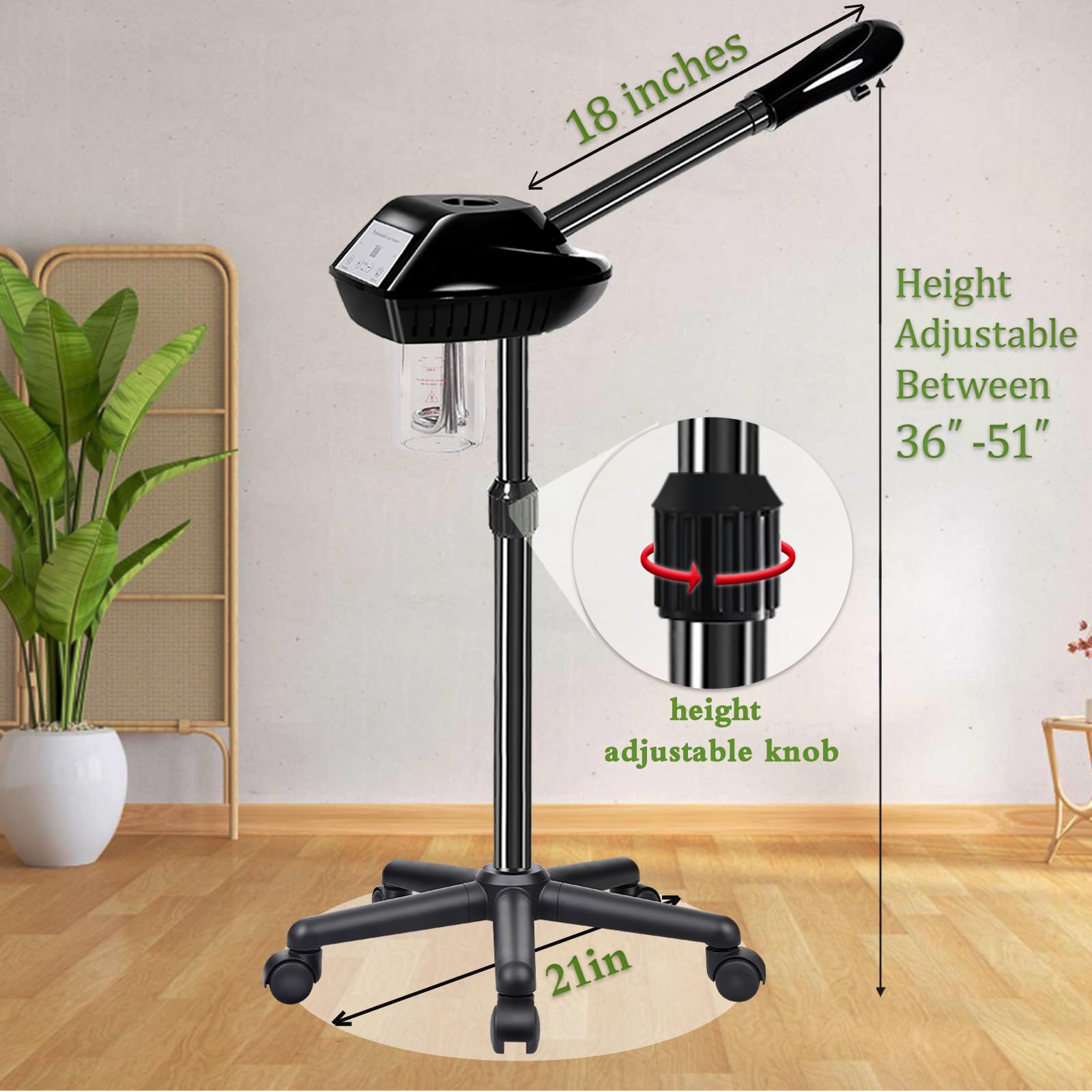 LKT COBTAC adjustable-height setup supports comfortable use while seated or lying down.