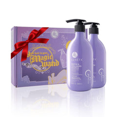 L LUSETA Biotin and Collagen shampoo bottle highlighting volumizing formula for fuller hair.