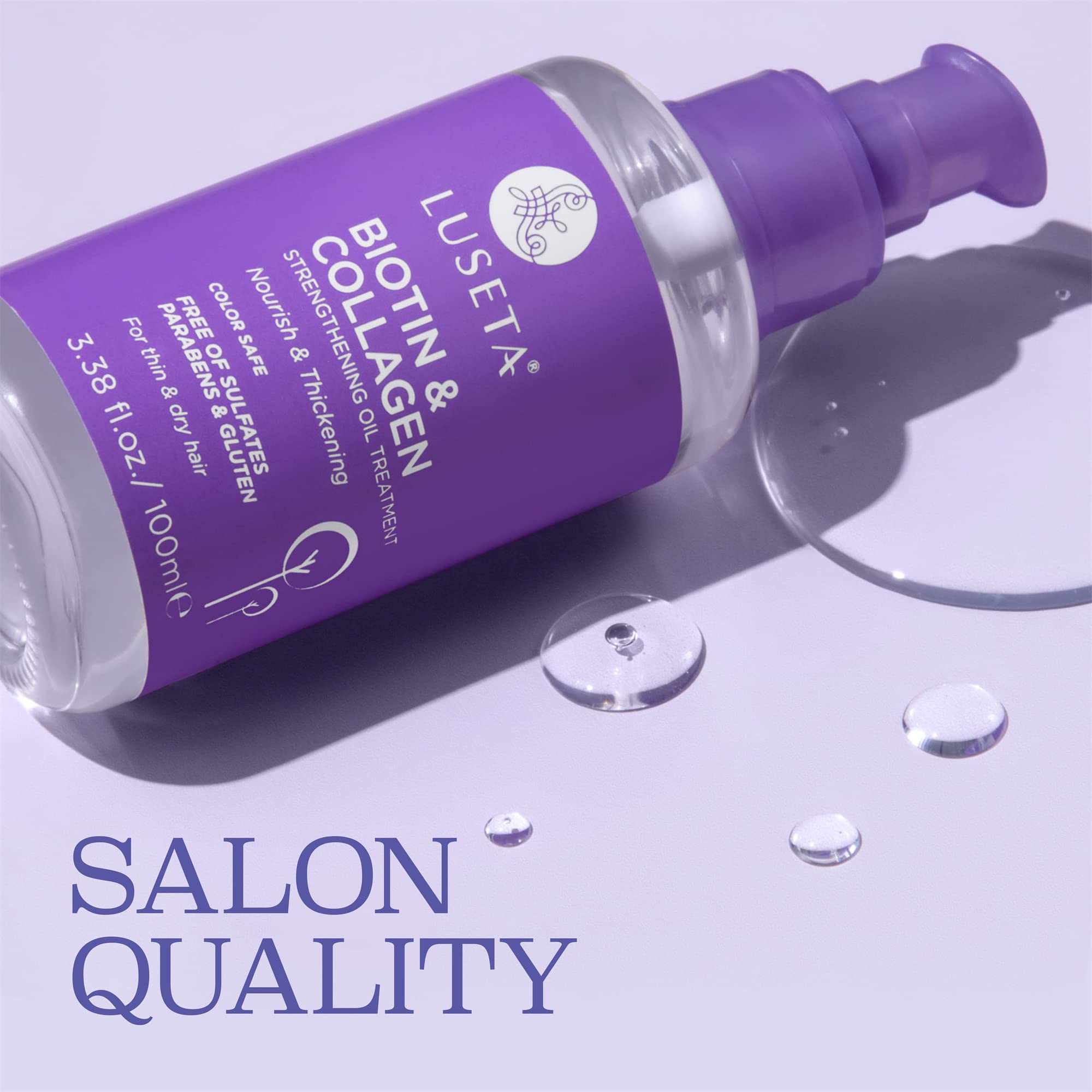 Dropper disperses the serum for precise, mess-free scalp application.