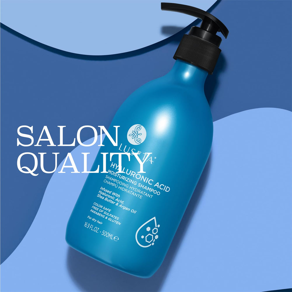 Creamy lather from LLUSETA shampoo supports gentle cleansing and softness