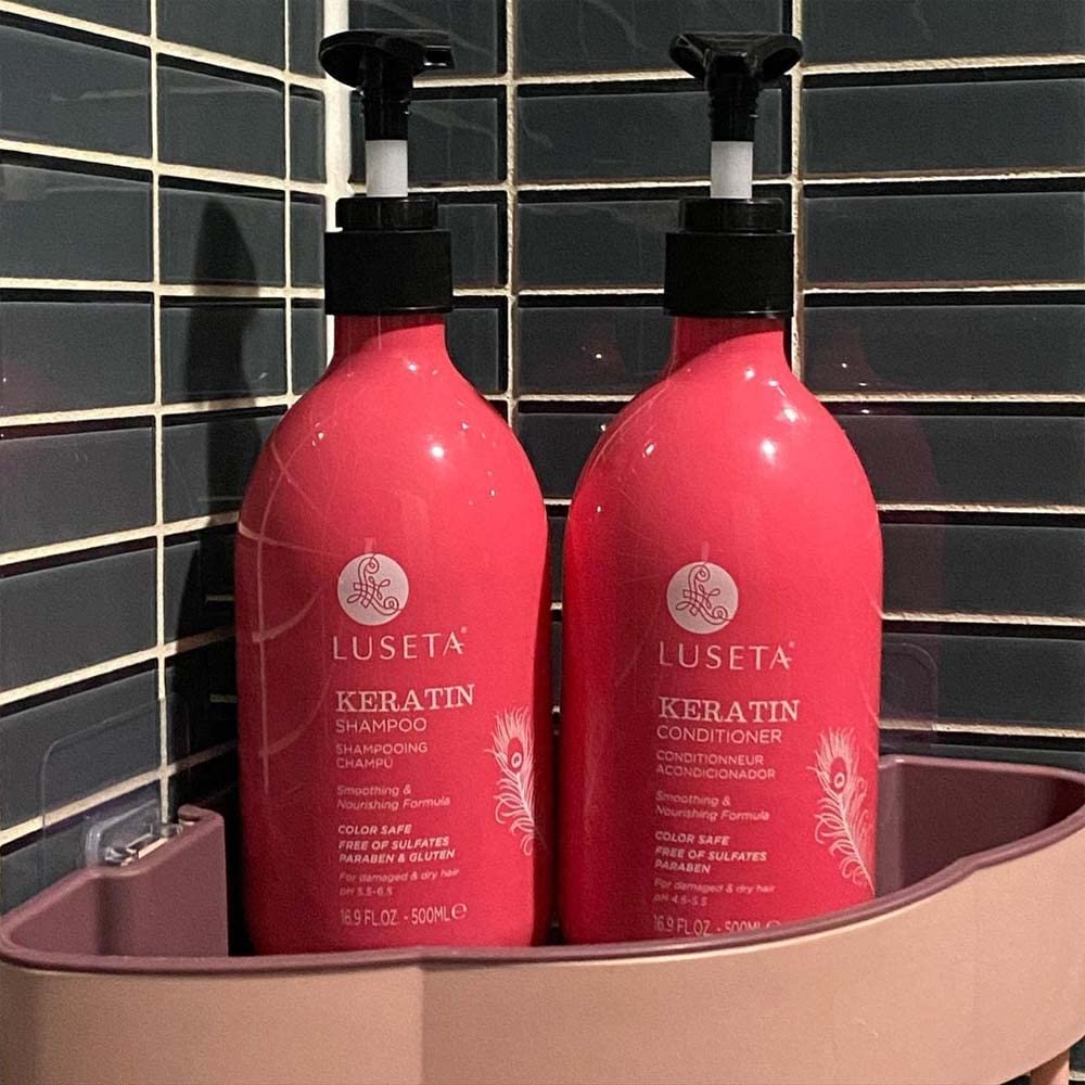 L LUSETA hair after use with glossy, healthy-looking shine.