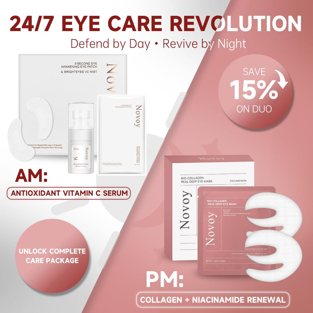 LLVYUO Novoy Rose Eye Patches hypoallergenic material suitable for sensitive skin