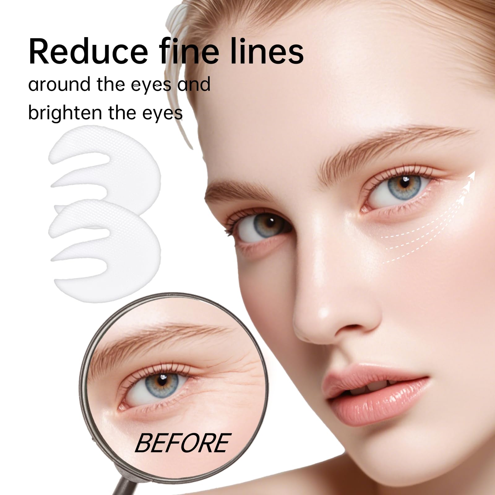 LLVYUO Novoy Rose Eye Patches with retinol and hyaluronic for smoothing results