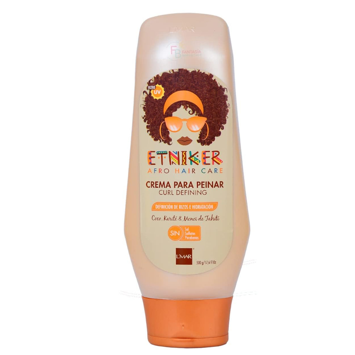 L'MAR ETNIKER Curl Defining Styling Cream bottle for defined curls