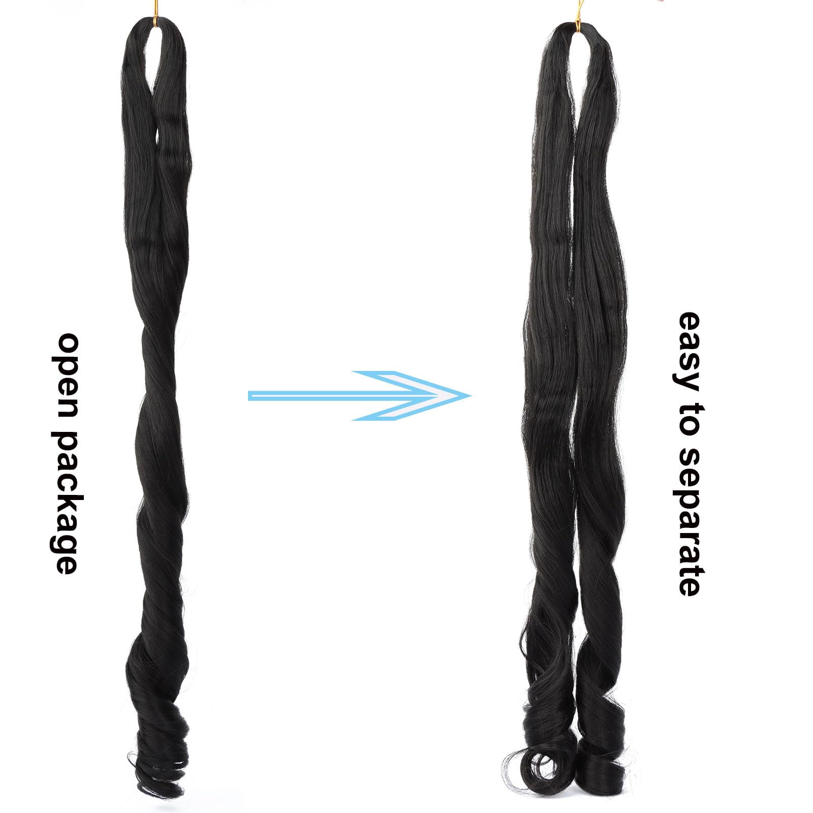 LMZIM Loose Wavy Braiding Hair ideal for quick protective styles and daily wear.