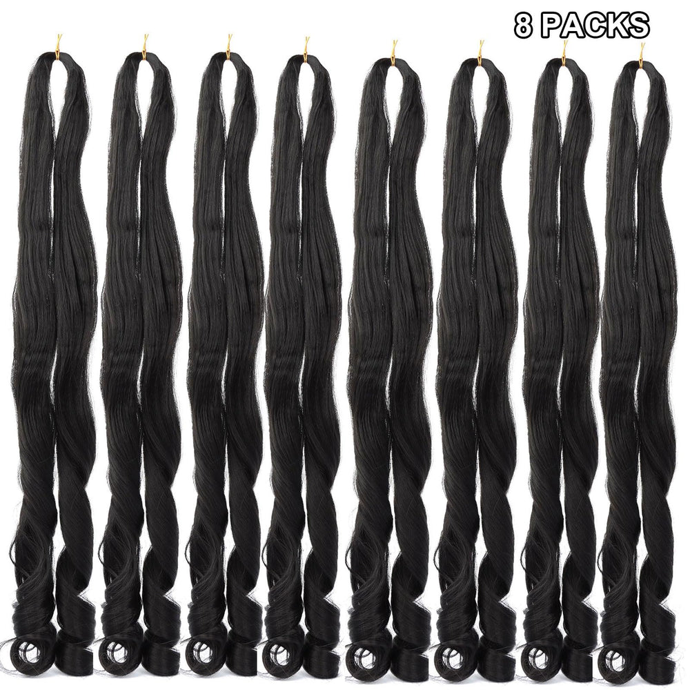LMZIM Pre-Stretched Braiding Hair for easy installation and reduced tangling.
