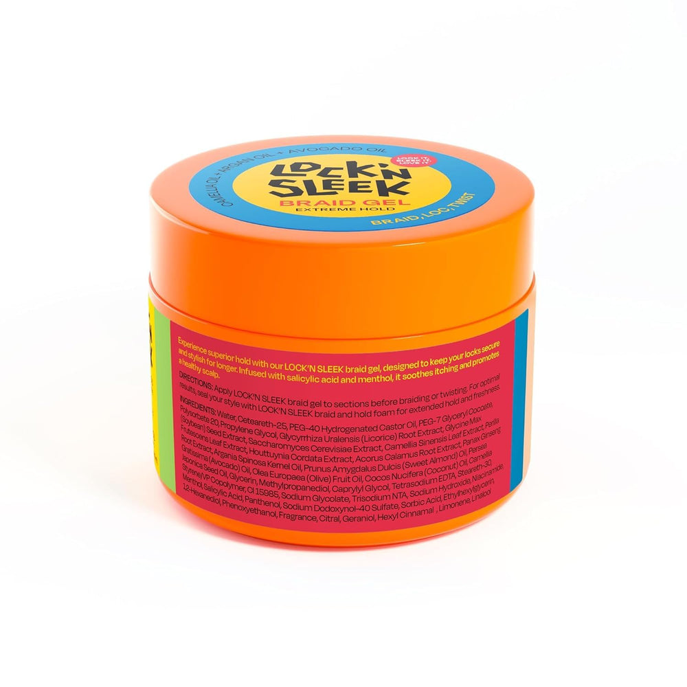 LOCK'N SLEEK residue-free formula keeps styles light and breathable