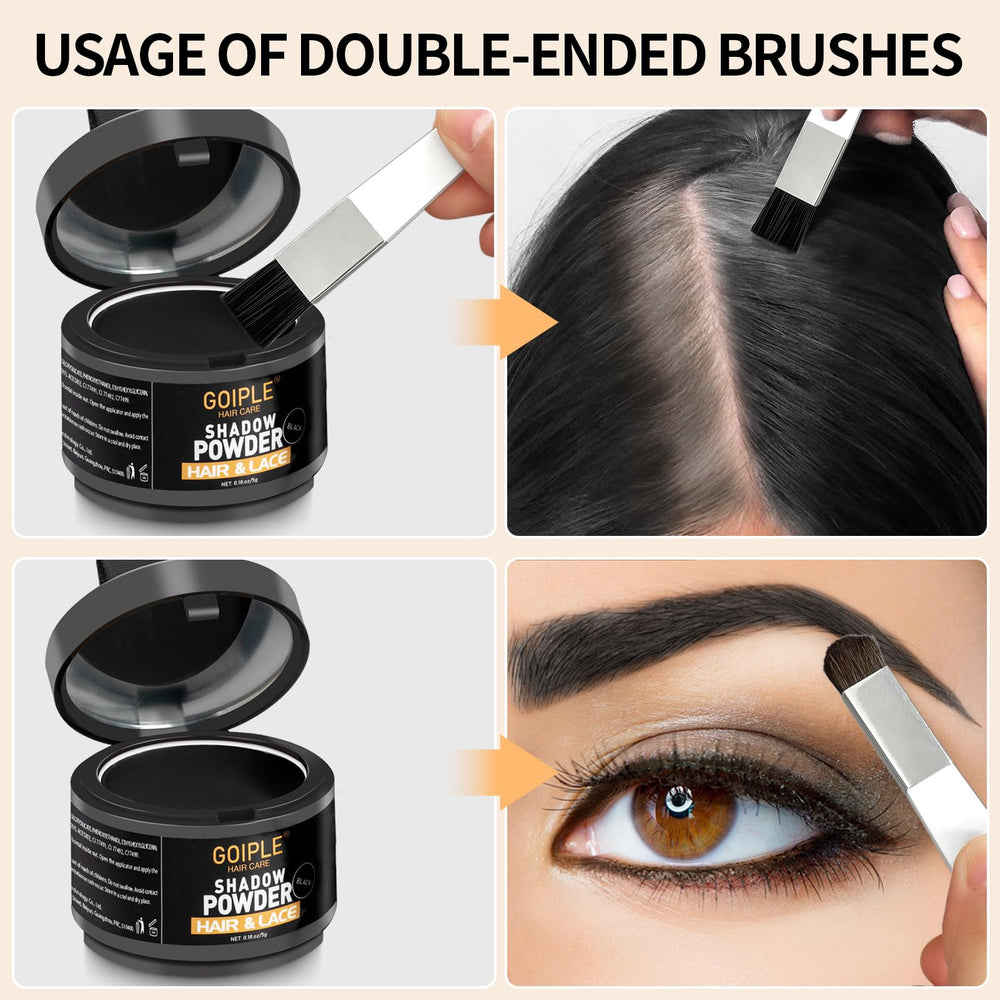 Lockmio Beard Line Powder for precise edge definition.