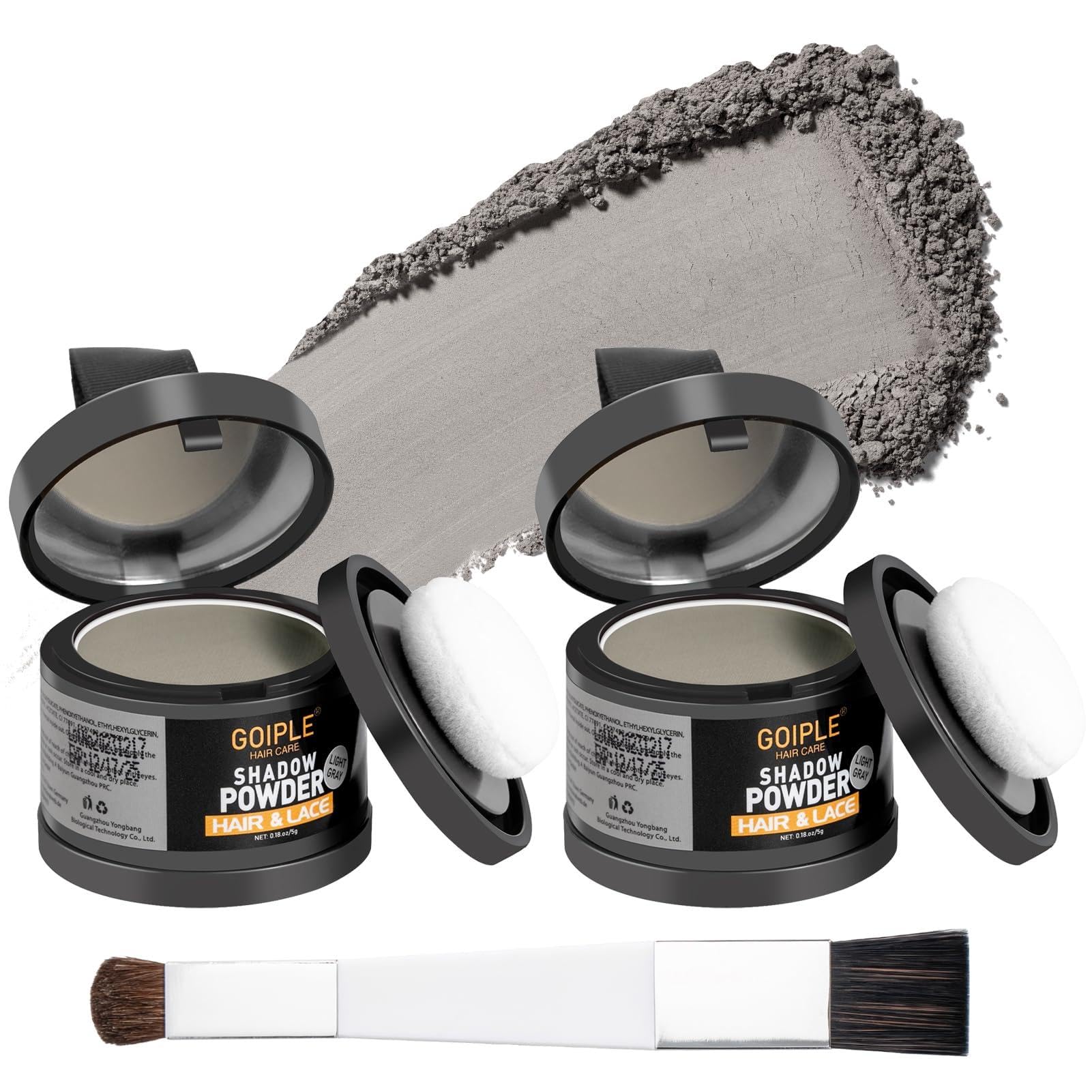 Lockmio Root Cover-Up Powder hairline compact blends naturally for fuller-looking hairline.