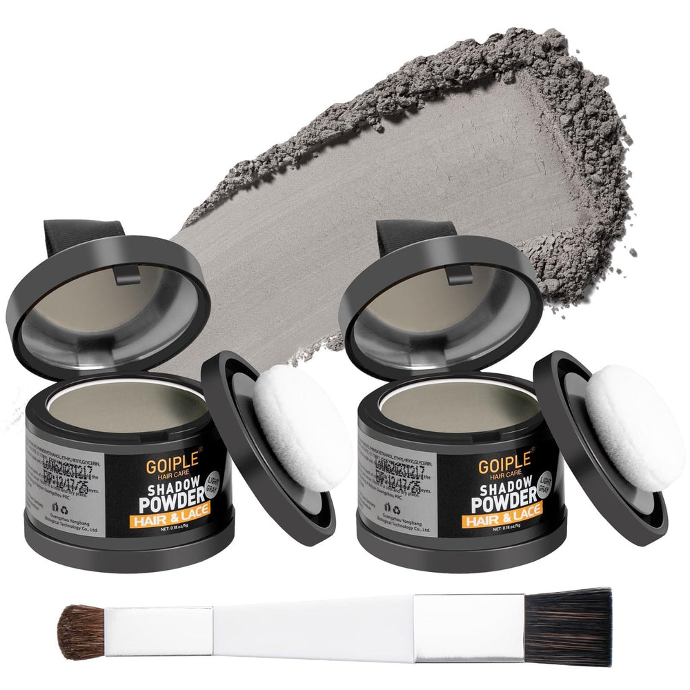 Lockmio Root Cover-Up Powder hairline compact blends naturally for fuller-looking hairline.