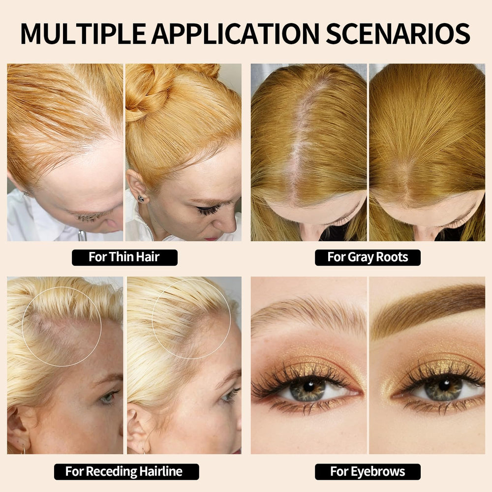 Lockmio Root Cover Up Powder natural blend in light blonde shade.