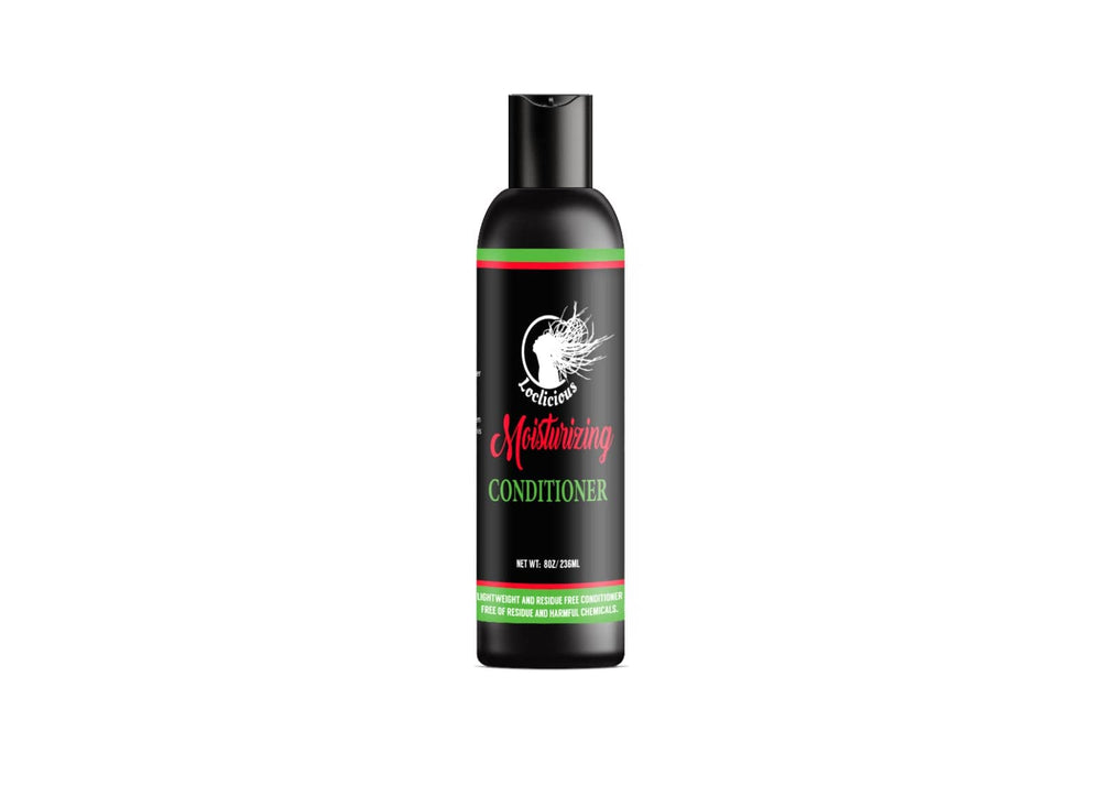 Loclicious conditioner hair gloss after use highlights silky shine and frizz control.