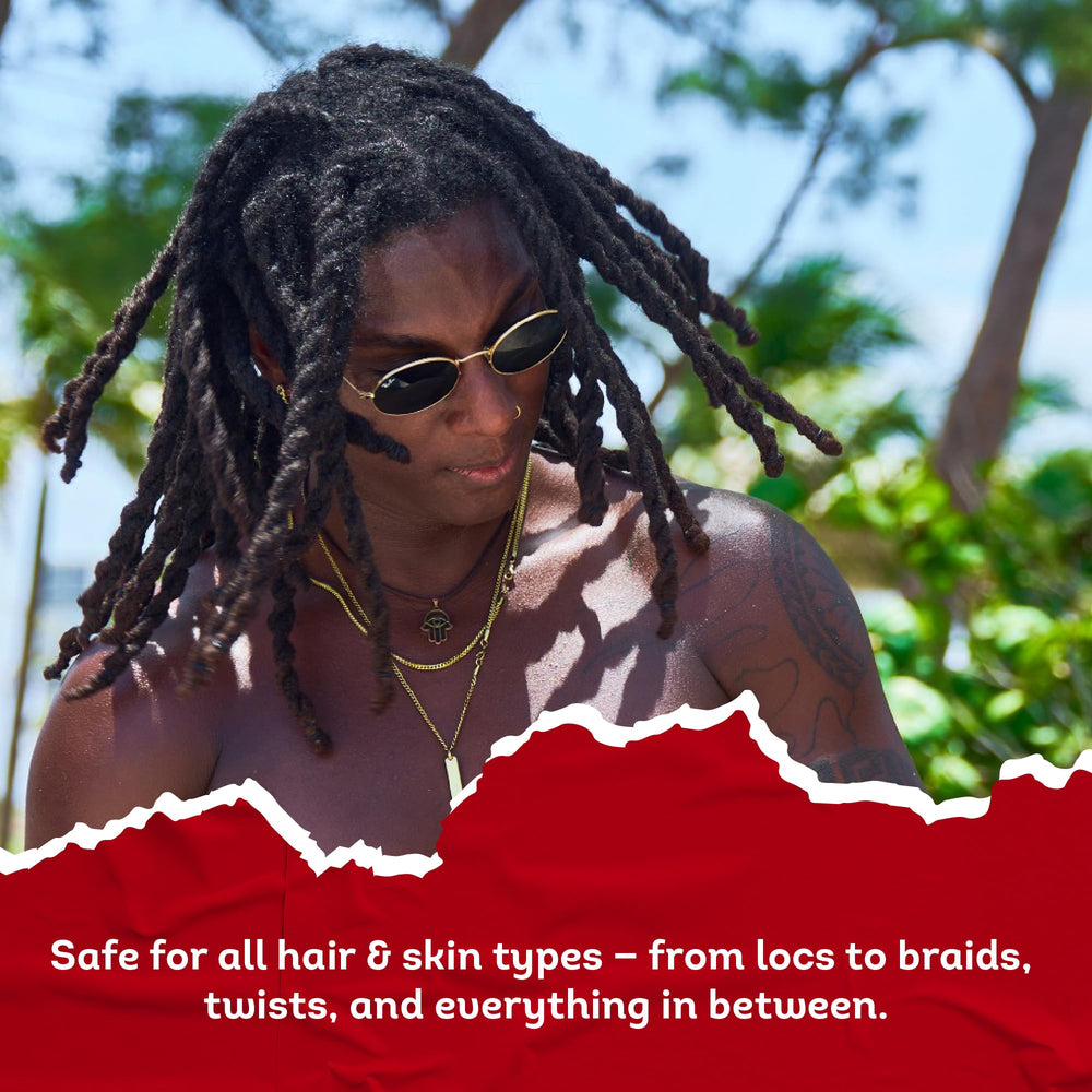 Locsanity Bold Locs before and after visual suggesting potential improvements.