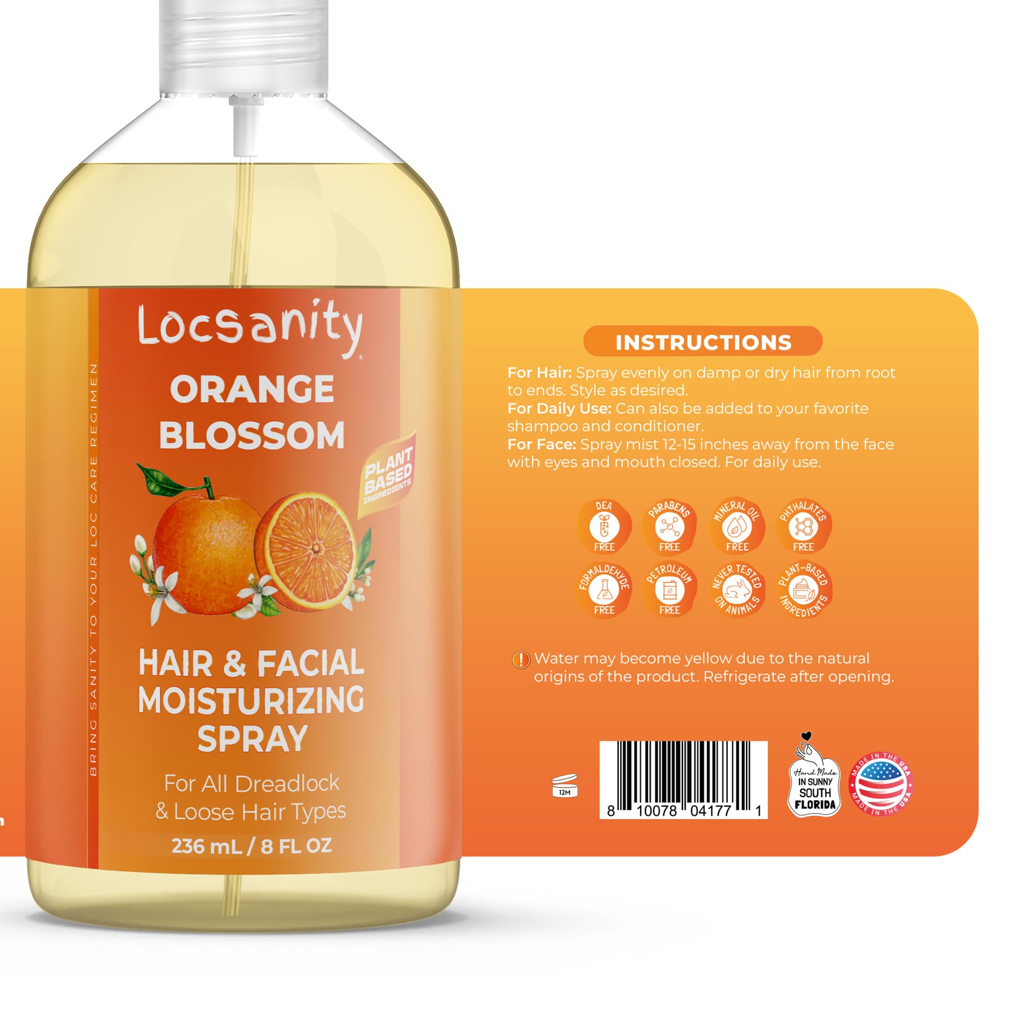 Daily use Locsanity spray for dreadlocks and braids