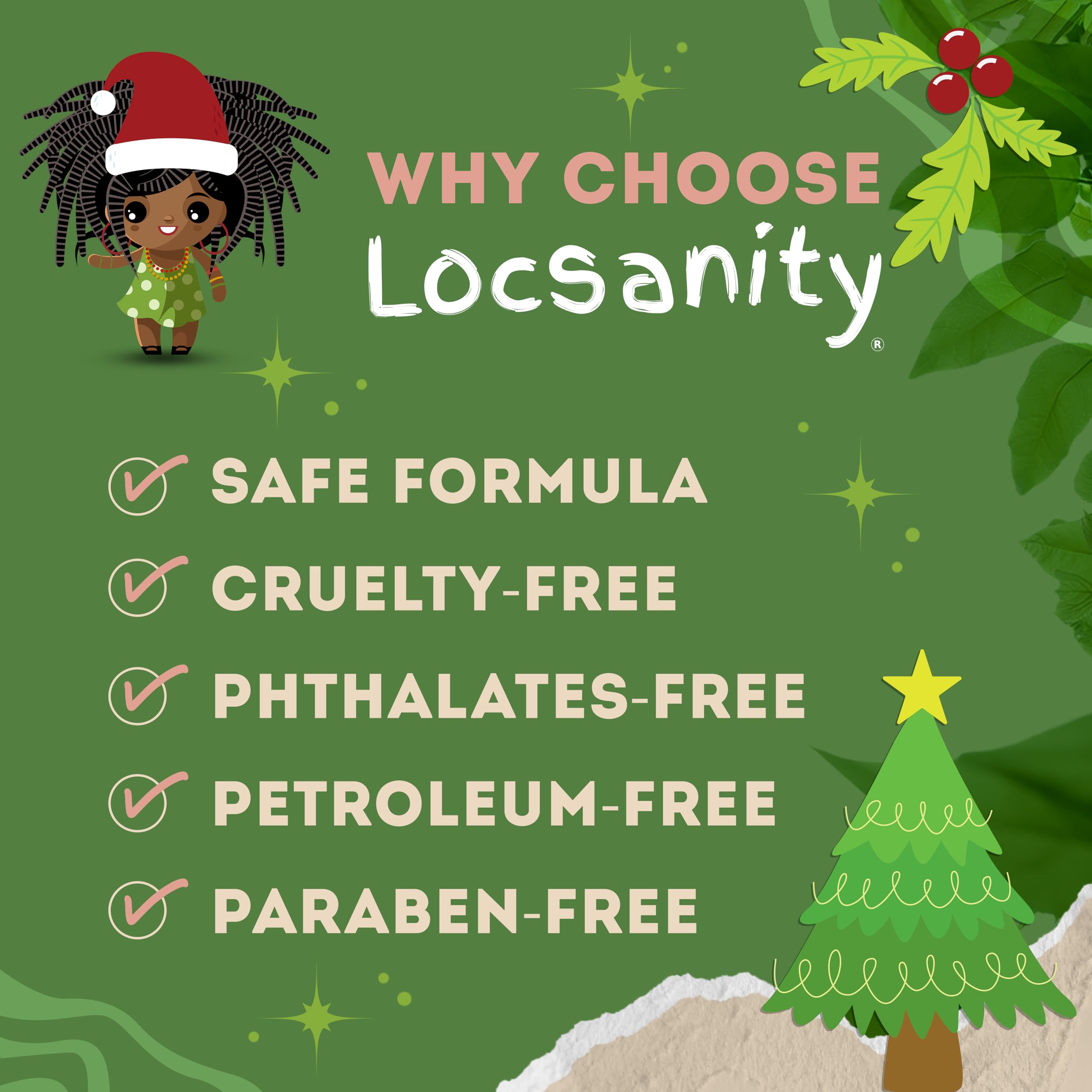 Locsanity detox packaging highlights 8 oz powder for long-lasting use.