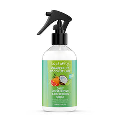 Locsanity Grapefruit Coconut & Lime Daily Mist bottle for locs and hair refresh.