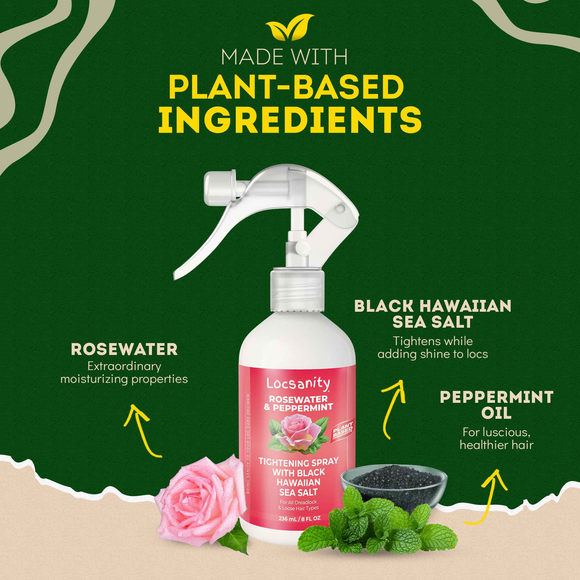 Locsanity hydration boosts loc definition and smoothness.