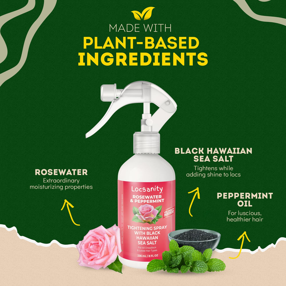 Locsanity hydration boosts loc definition and smoothness.