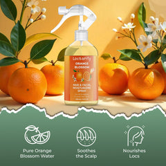 Nourished locs with Locsanity Orange Blossom spray