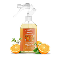Locsanity Orange Blossom Loc Spray bottle delivering hydration for hair