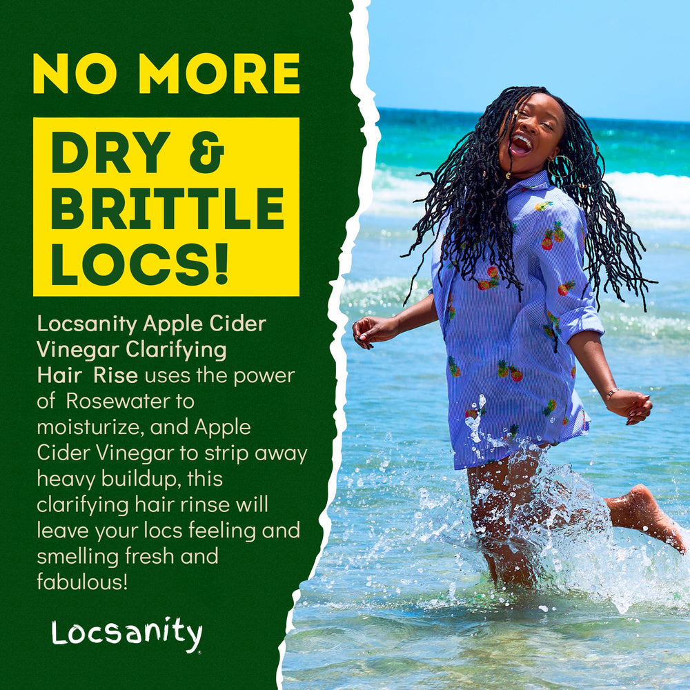 Locsanity Rosewater Peppermint scalp-refresh action demonstrates cooling sensation.