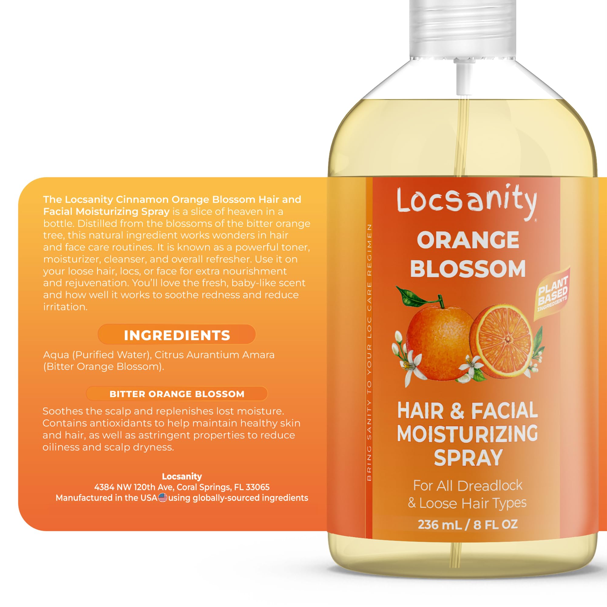 Locsanity loc spray soothing scalp and hydrating hair