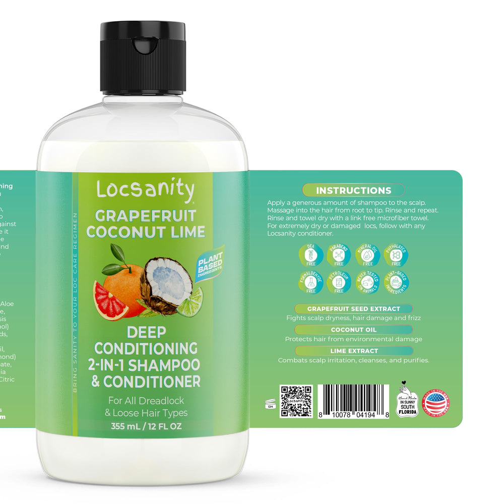 Locsanity sulfate-free cleanse supporting residue-free wash for locs