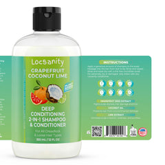 Locsanity sulfate-free cleanse supporting residue-free wash for locs