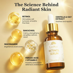 Close-up of the serum texture indicating fast-absorbing, non-sticky finish
