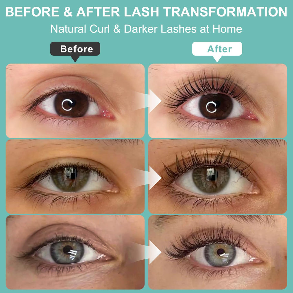 Loeland lash lift lotion bottle close-up highlighting a gentle nourishing formula