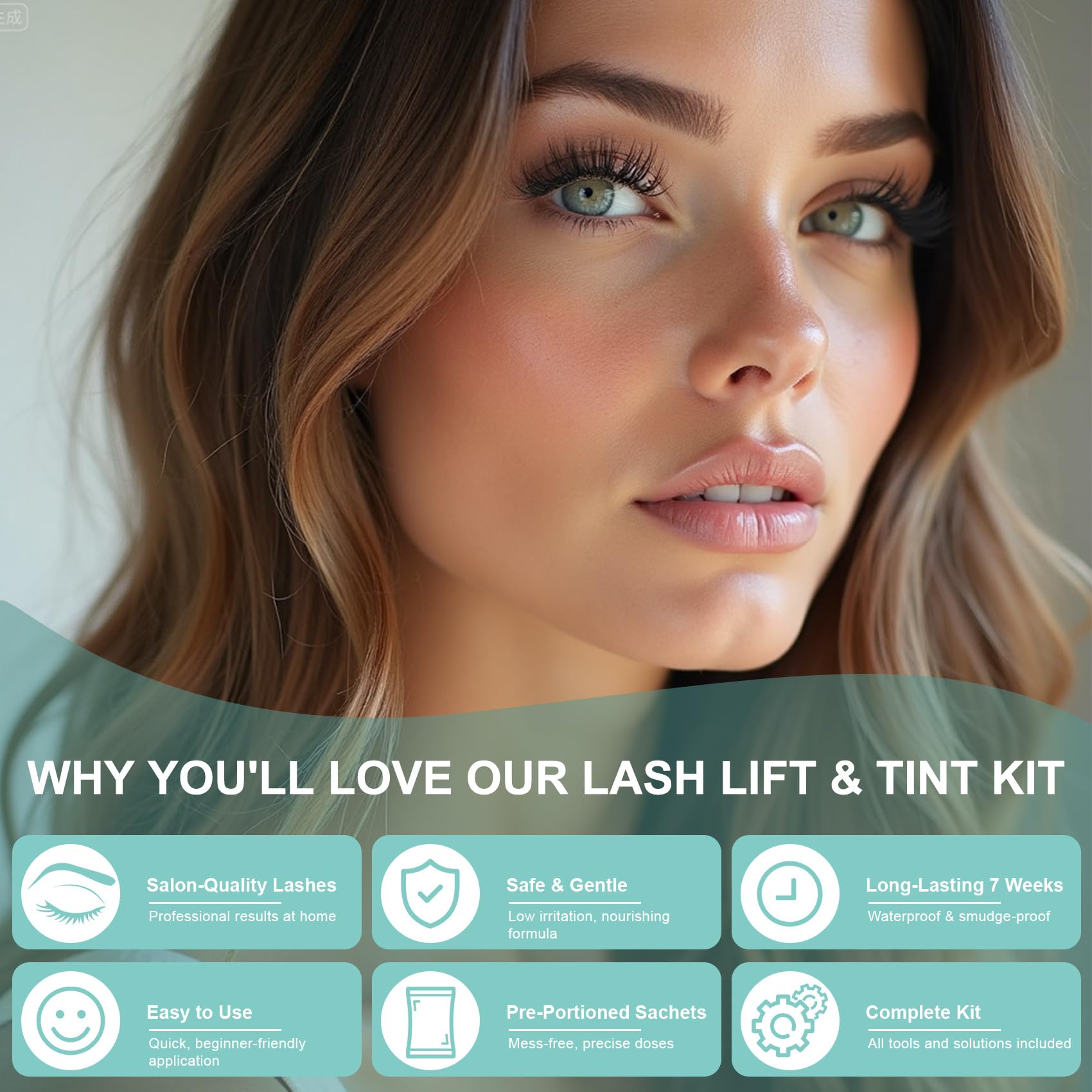 Loeland Lash Lift Kit step-by-step application guide supports easy at-home styling