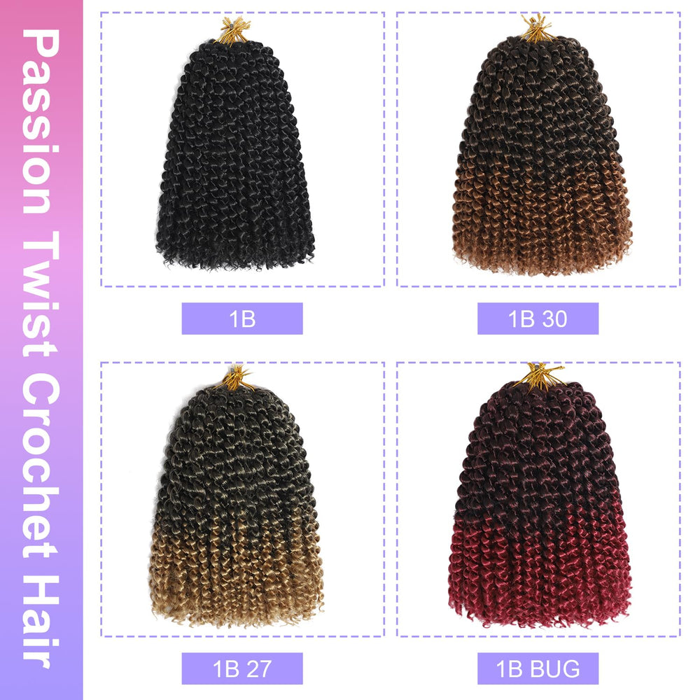 Lofnofu Passion Twist color options including black and burgundy