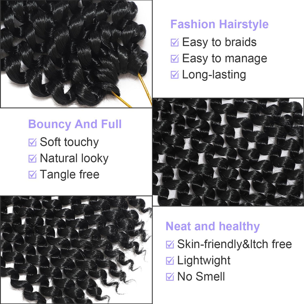 Lofnofu Passion Twist model wearing installed style on head