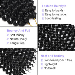 Lofnofu Passion Twist model wearing installed style on head