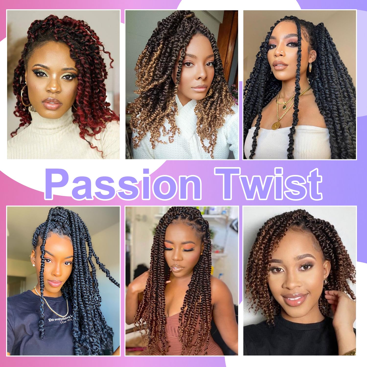 Lofnofu Passion Twist versatile styling ideas for locs and braids