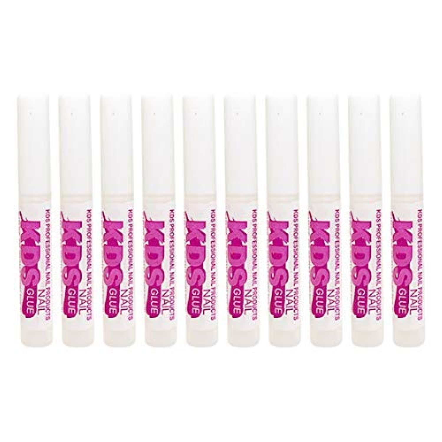 Lofuanna KDS Nail Tip Glue close-up showing precise tube dispensing for acrylic tips.
