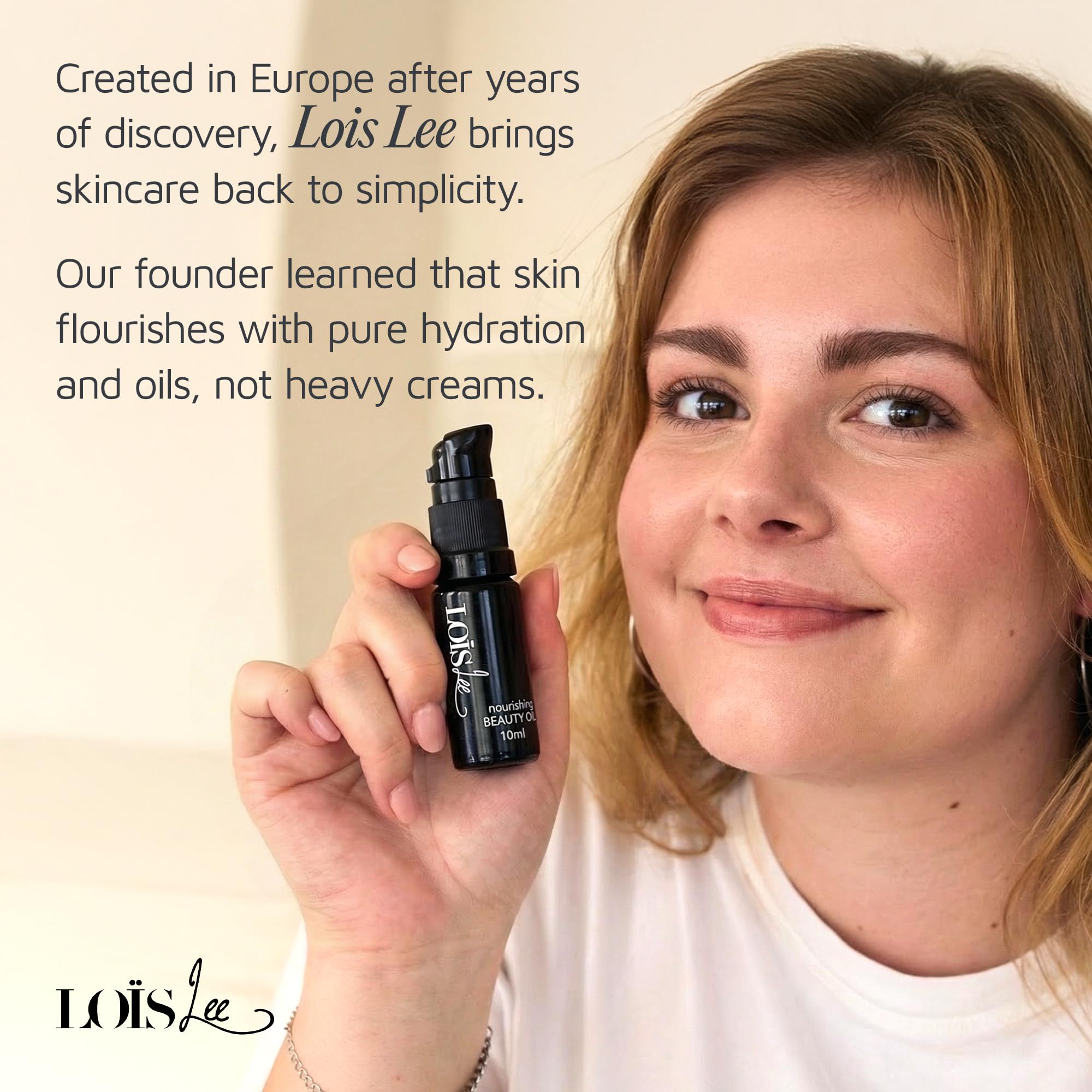 Lois Lee Try-Out Kit hydrating essence bottle supports customizable hydration for all skin types