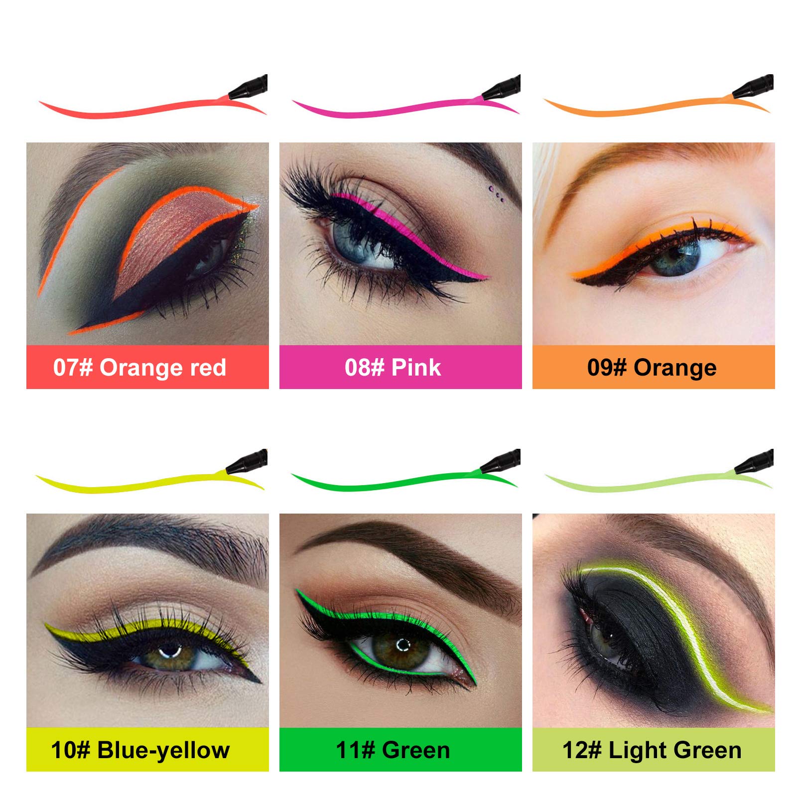 LOKFAR quick-dry matte liners set color rapidly without smudging
