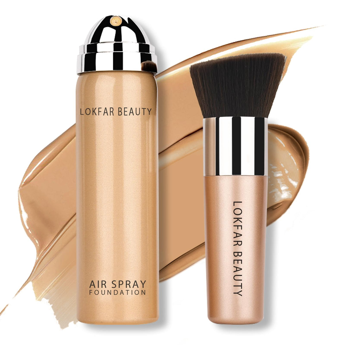 LOKFAR AirBrush Foundation Spray bottle ready for flawless airbrushed skin
