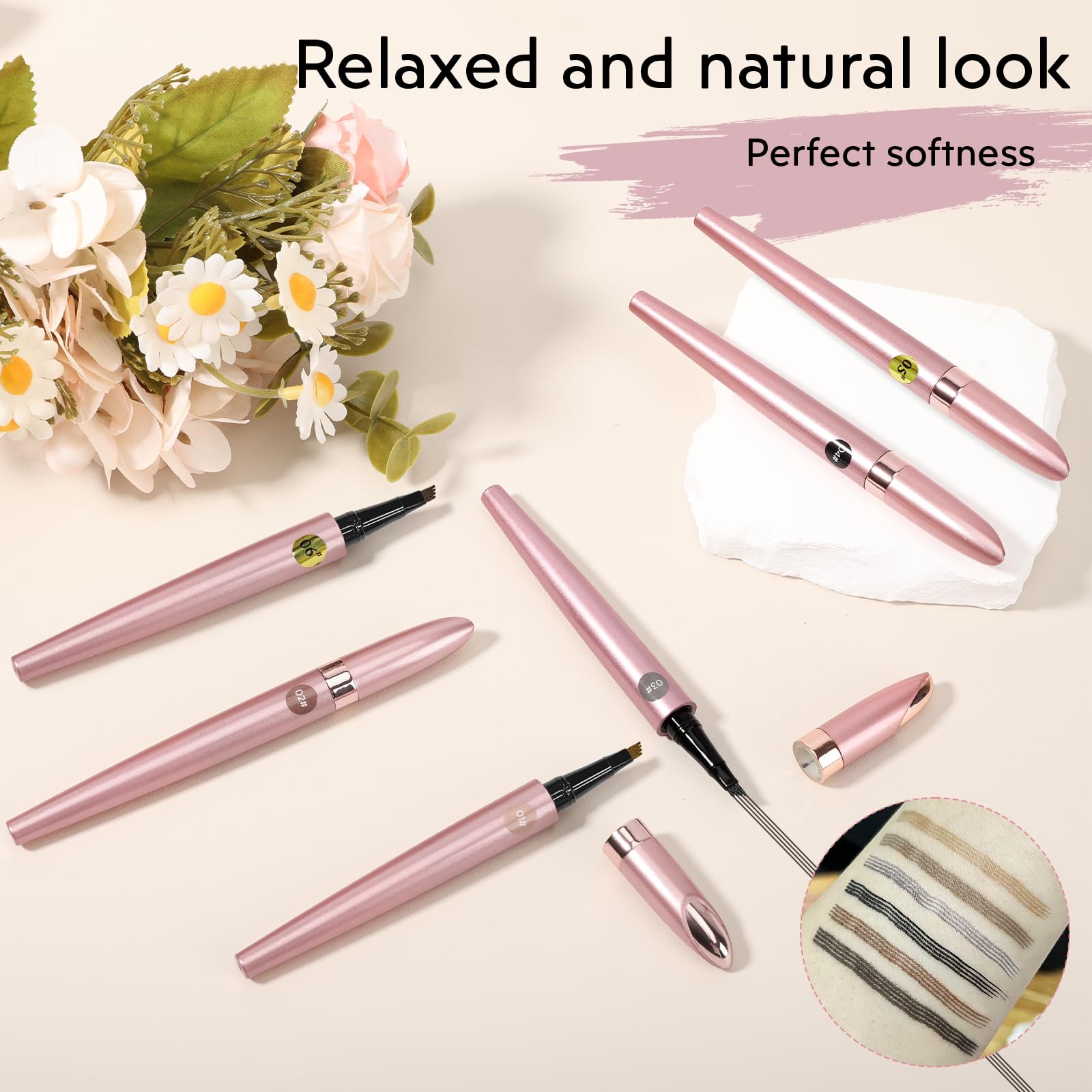 LOKFAR black shade for bold brow definition.