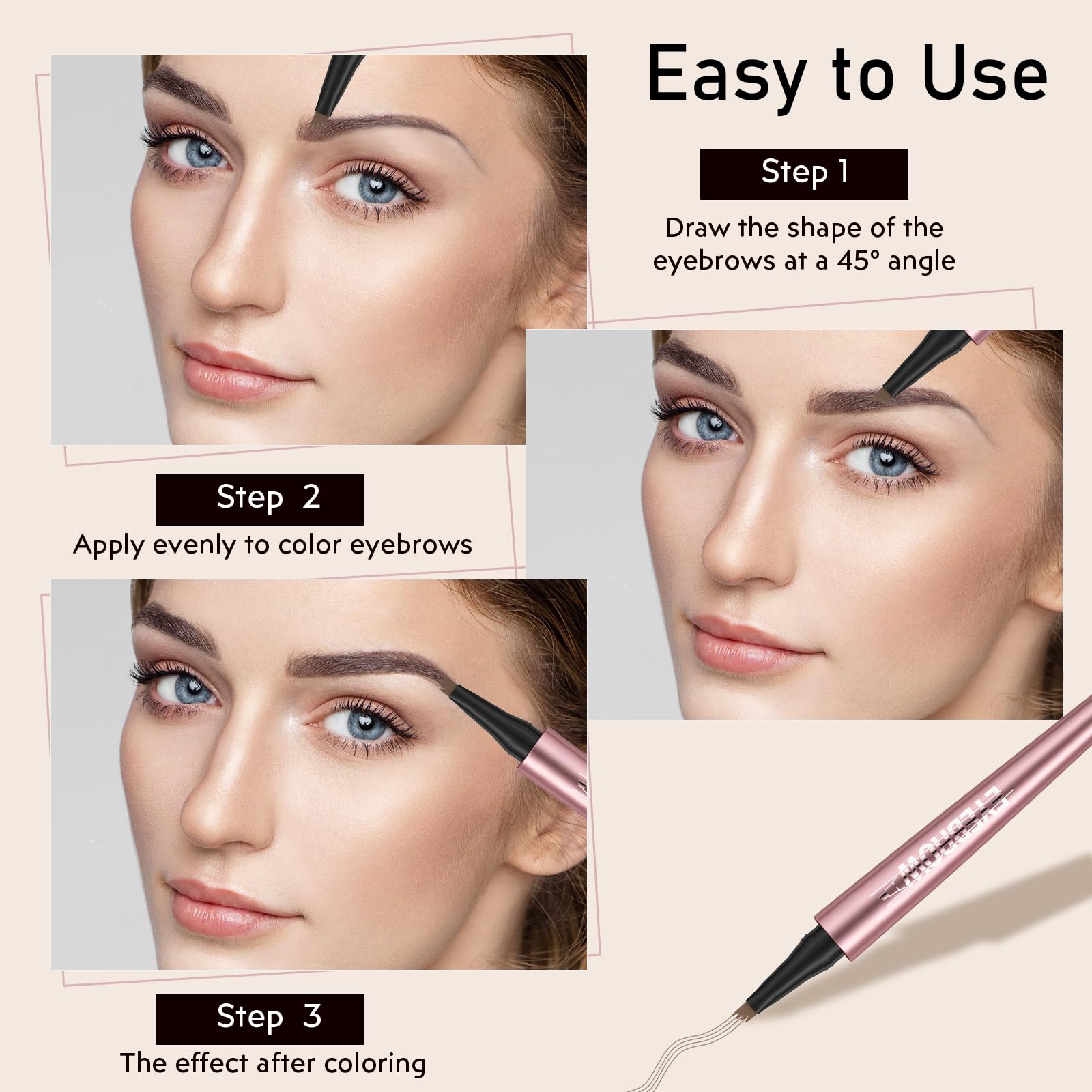 LOKFAR gray shade for cool-toned brows.