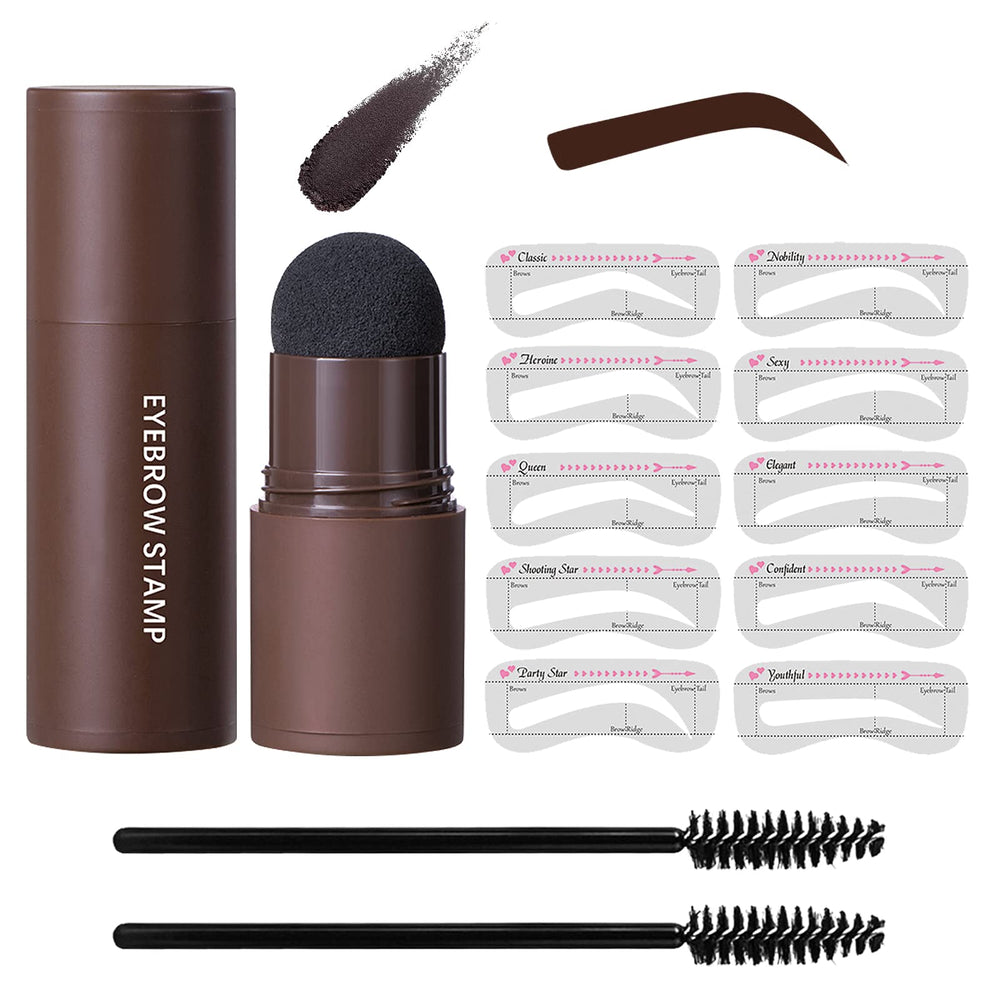 Lokfar eyebrow stamp kit ready for quick, natural brows.