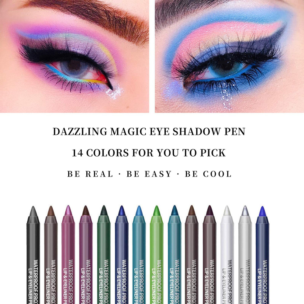LOKFAR matte eyeliner palette offers clean lines and precise definition for dramatic lids.
