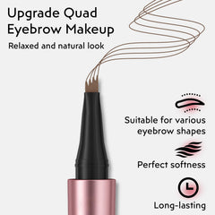 LOKFAR microblading pen close-up showing four tips for fine artistry.