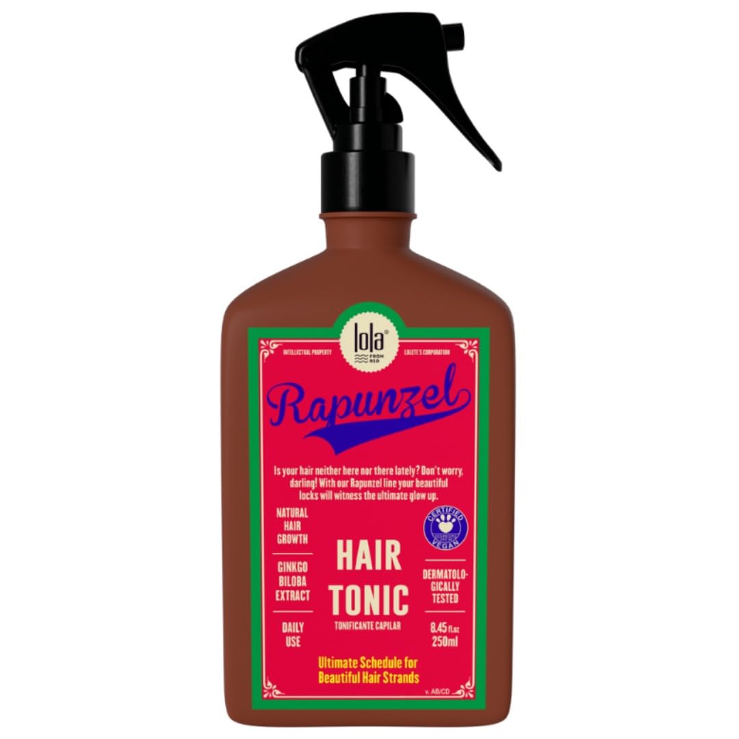 Lola From Rio Rapunzel Hair Tonic bottle for daily scalp nourishment and fullness