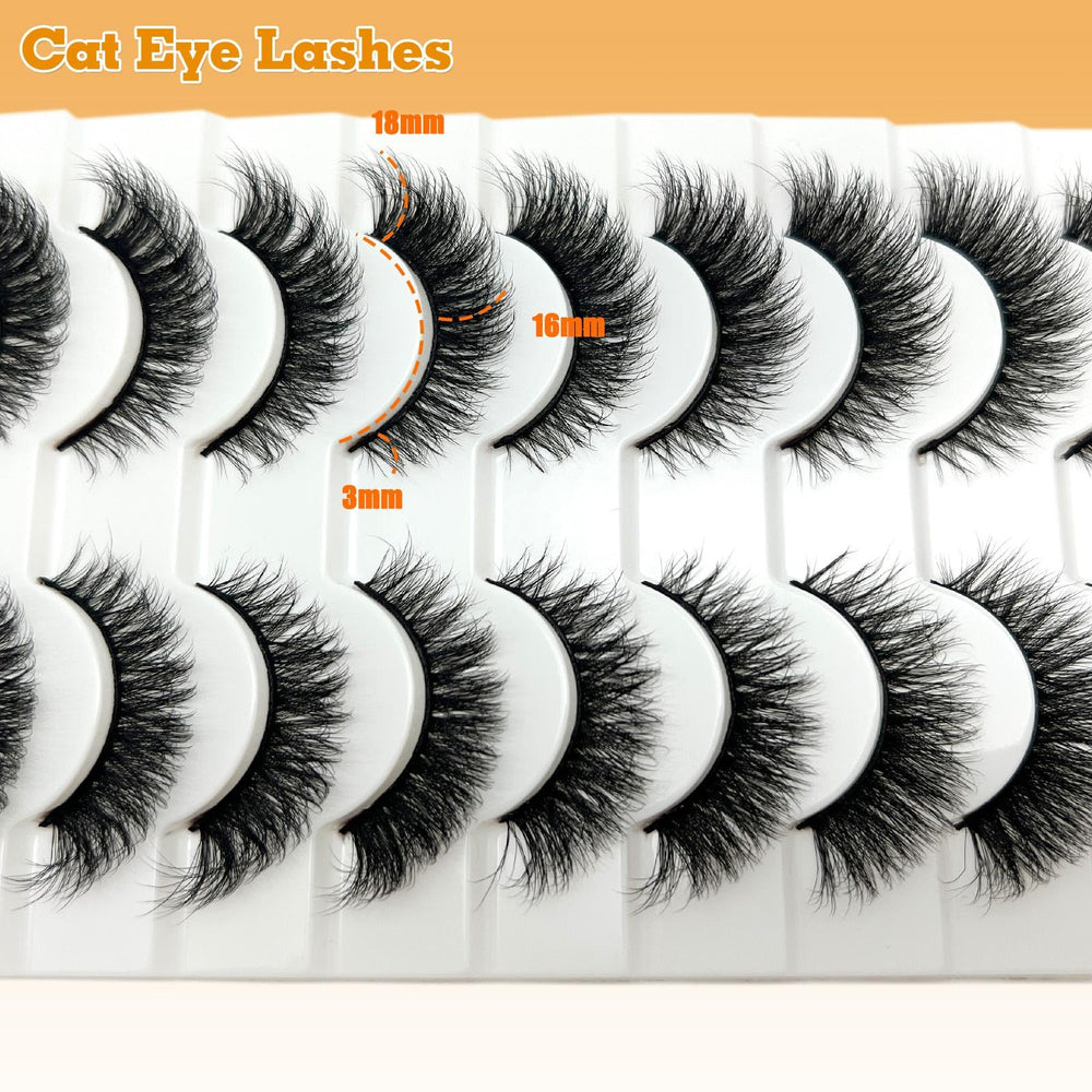 Loladook 3D multilayered mink lashes add subtle volume while staying light and comfortable.