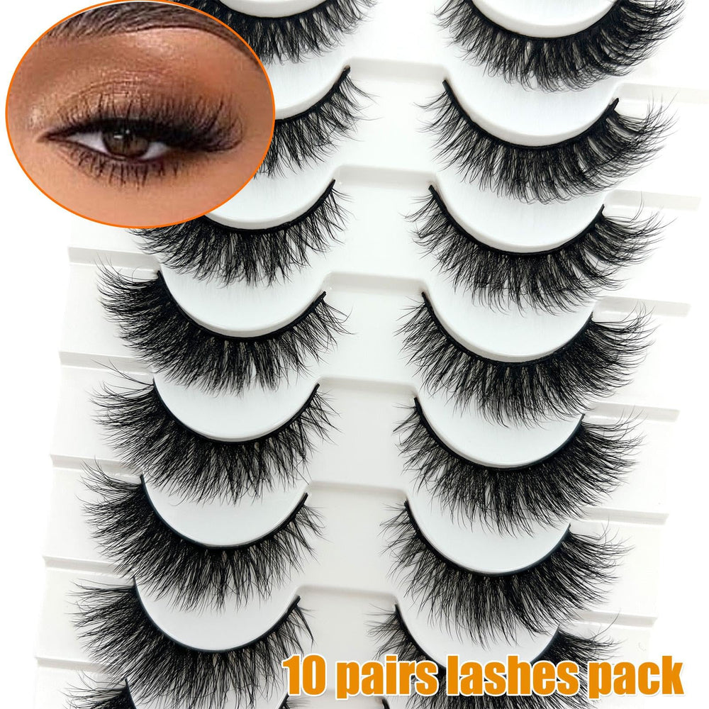 Loladook easy-apply strip lashes simplify makeup routines with a flexible cotton band.