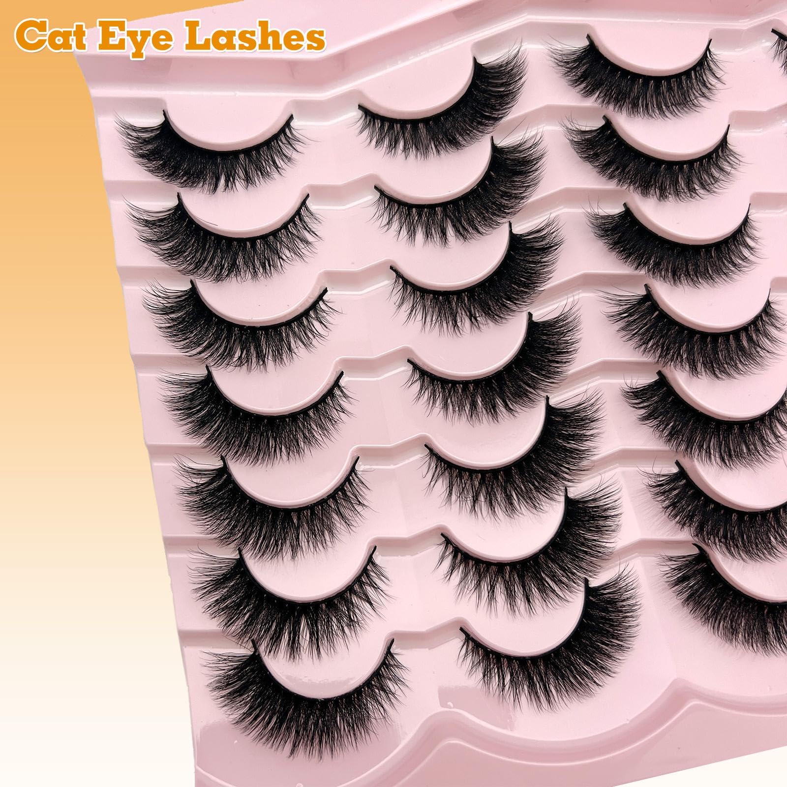 Loladook Fox Eye lashes 3D volume for bold, lifting effect